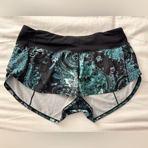 Lululemon Floral speed up shorts